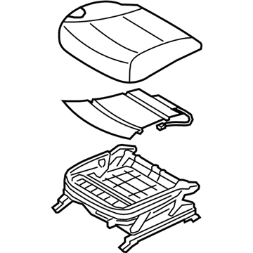 2009 Hyundai Sonata Seat Cushion - 88100-3Q040-Y3Y