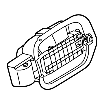 Hyundai 81595-BE000 Housing Fuel Filler Door 81595-BE000 Hyundai Housing Fuel Filler Door Illustration 1 of 1