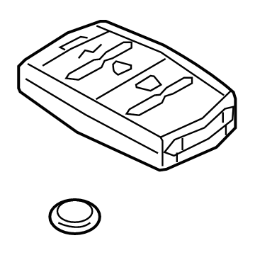 Hyundai Genesis G90 Car Key - 95440-D2000-NNB