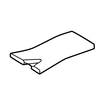Hyundai 97365-N9AA0 DUCT-REAR HEATING RR,LH 97365-N9AA0 Hyundai DUCT-REAR HEATING RR,LH Illustration 1 of 1
