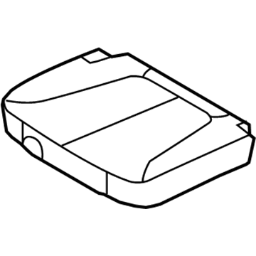 Hyundai 89150-0W400 Rear Seat Cushion Pad Assembly Left Hand 89150-0W400 Hyundai Rear Seat Cushion Pad Assembly Left Hand Illustration 1 of 1