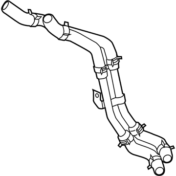 25470-2GGB0 Hyundai Oil Cooler Tube Assembly Illustration 1 of 1