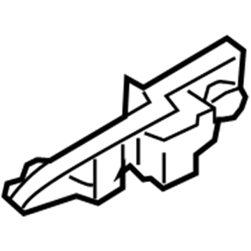 82665-2V000 Hyundai Front Door Outside Handle Base Assembly Right Hand Illustration 1 of 1