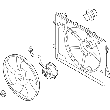 Hyundai Sonata Cooling Fan Assembly - 25380-C2600