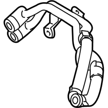 Hyundai 28235-2B730 Pipe & Hose Assembly-Turbo Changer WATERFEED 28235-2B730 Hyundai Pipe & Hose Assembly-Turbo Changer WATERFEED Illustration 1 of 1