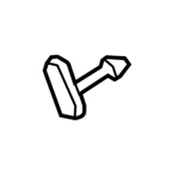 86517-J0000 Hyundai Front Hook Cap Illustration 1 of 1