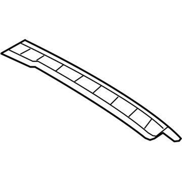 67140-2B010 Hyundai Rear Roof Rail Assembly Illustration 1 of 1