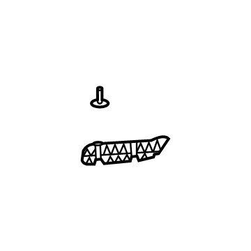 Hyundai 86551-AA000 Bracket Front Bumper Side,Left Hand 86551-AA000 Hyundai Bracket Front Bumper Side,Left Hand Illustration 1 of 1