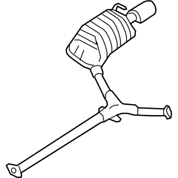 Hyundai Tail Pipe - 28700-3L315
