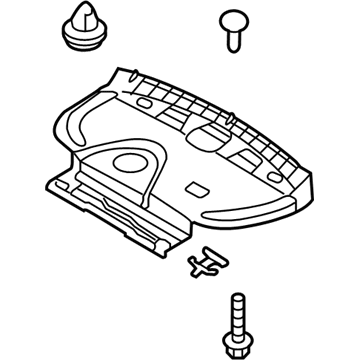 85720-D2000-NNB Hyundai Trim Assembly-Lugg Partition Illustration 1 of 1