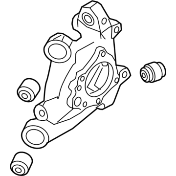 52710-D2000 Hyundai Rear Axle Carrier Assembly Left Hand Illustration 1 of 1