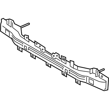 86631-K9100 Hyundai Beam Rear Bumper Illustration 1 of 1