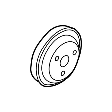 Hyundai Kona N Water Pump Pulley - 25129-2GTA0