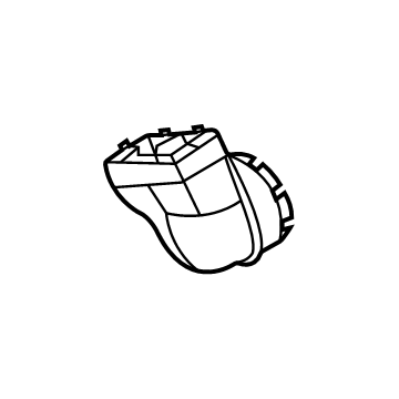Hyundai 28240-R6000 DUCT-AIR "B" 28240-R6000 Hyundai DUCT-AIR "B" Illustration 1 of 1