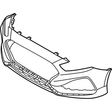 2019 Hyundai Sonata Bumper - 86511-C2800