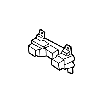 Hyundai 64928-L1500 REINF ASSY-FR BUMPER 64928-L1500 Hyundai REINF ASSY-FR BUMPER Illustration 1 of 1
