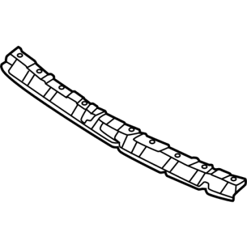 86535-L1500 Hyundai BRACKET-FR BUMPER CTR SUPT Illustration 1 of 1