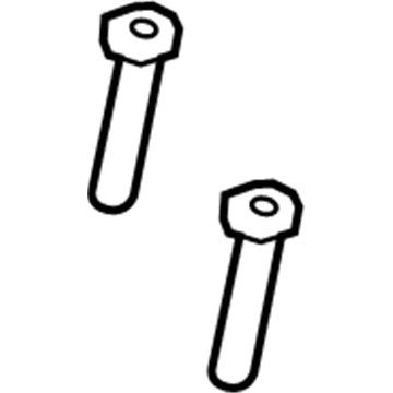89722-F2100-T9Y Hyundai Guide Assembly-Rear Seat Headrest Without Lever Illustration 1 of 1