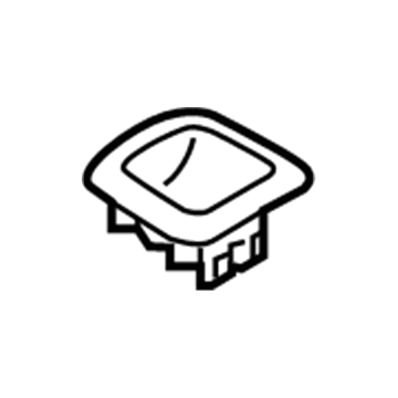 Hyundai 89331-G2000-T9Y Rear Seat Back Garnish 89331-G2000-T9Y Hyundai Rear Seat Back Garnish Illustration 1 of 1