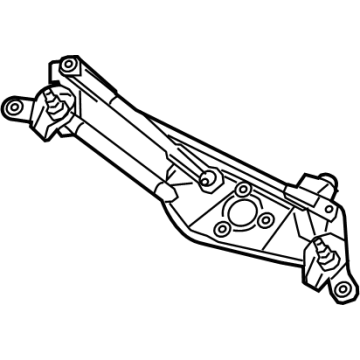 Hyundai 98120-BE100 LINKAGE ASSY-WINDSHIELD WIPER 98120-BE100 Hyundai LINKAGE ASSY-WINDSHIELD WIPER Illustration 1 of 1