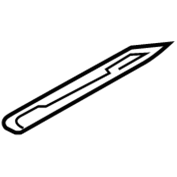 85888-B8000-NBC Hyundai Rear Step Plate Trim Right Hand Illustration 1 of 1