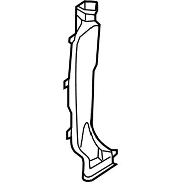 97040-2W000 Hyundai Duct Assembly-Pillar,LH Illustration 1 of 1