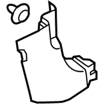 85825-B8000-NBC Hyundai Trim-Cowl Side Left Hand Illustration 1 of 1