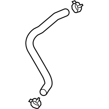 Hyundai 25414-G2300 Radiator Hose Assembly Upper 25414-G2300 Hyundai Radiator Hose Assembly Upper Illustration 1 of 1