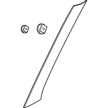 86250-K2000 Hyundai Delta Garnish Assembly Left Hand Illustration 1 of 1