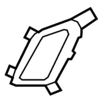 92405-2V100 Hyundai Reflector / Reflex Assembly-Rear Lh Illustration 1 of 1
