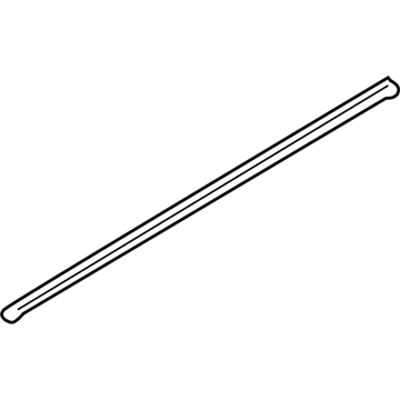 82231-J3000 Hyundai Front Door Belt Weatherstrip Inside Left Hand Illustration 1 of 1
