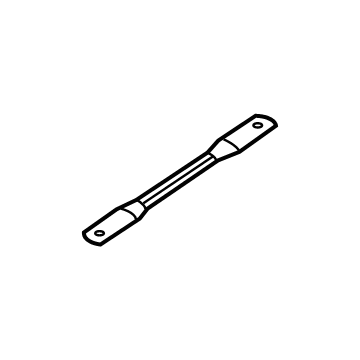 Hyundai 85345-K2000 Plate-Roof Assist Handle 85345-K2000 Hyundai Plate-Roof Assist Handle Illustration 1 of 1