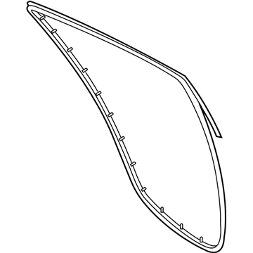 Hyundai Weather Strip - 83140-2V000