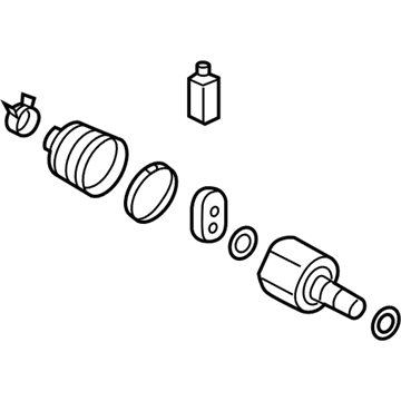 2020 Hyundai Accent CV Joint - 49536-H9000