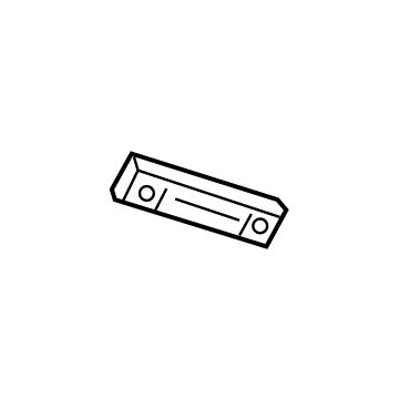 86552-S8000 Hyundai Front Bumper Side Bracket Right Hand Illustration 1 of 1
