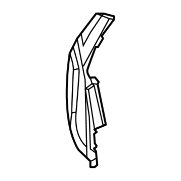 865B0-S8BA0 Hyundai Cover-FR Bumper,RH Illustration 1 of 1