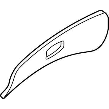 Hyundai 84512-25000-LT Glove Box Housing Cover Assembly 84512-25000-LT Hyundai Glove Box Housing Cover Assembly Illustration 1 of 1