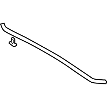 86435-2E000 Hyundai Hood Seal Strip Assembly Illustration 1 of 1