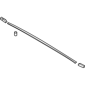 Hyundai 86430-2E000 Weatherstrip - Hood 86430-2E000 Hyundai Weatherstrip - Hood Illustration 1 of 1