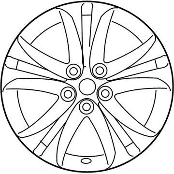 2011 Hyundai Genesis Coupe Spare Wheel - 52910-2M020