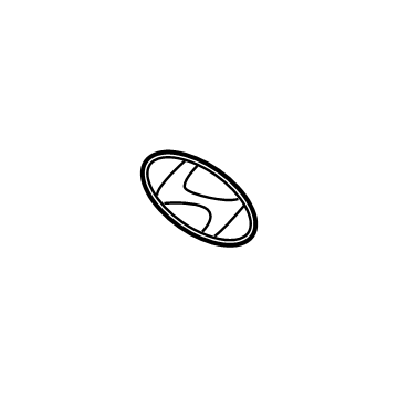 Hyundai Santa Fe Emblem - 86300-S2100