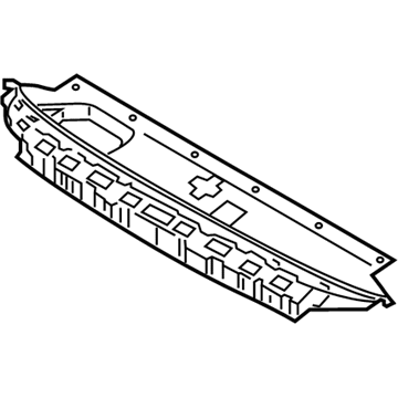 86390-S2000 Hyundai Cover Assembly-Radiator Grille UPR Illustration 1 of 1