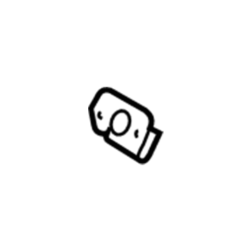 89375-0W500-RAS Genuine Hyundai Rear Seat Back Garnish
