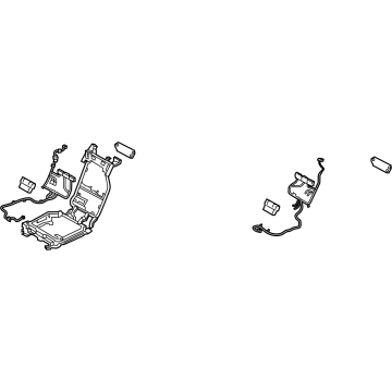 Hyundai 89600-D2NC1-NNB Rear Seat Track Assembly Right Hand 89600-D2NC1-NNB Hyundai Rear Seat Track Assembly Right Hand Illustration 1 of 1