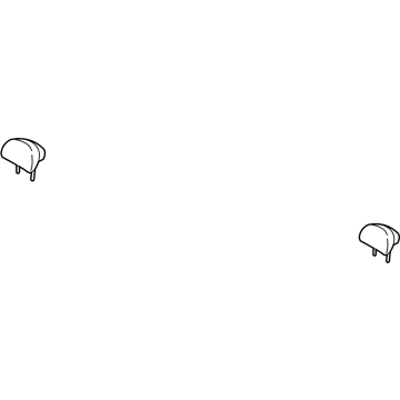 Hyundai 89700-D2MB0-NNQ Headrest Assembly Rear Seat 89700-D2MB0-NNQ Hyundai Headrest Assembly Rear Seat Illustration 1 of 1