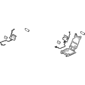 Hyundai 89500-D2NC0-OWN Rear Seat Track Assembly Left Hand 89500-D2NC0-OWN Hyundai Rear Seat Track Assembly Left Hand Illustration 1 of 1