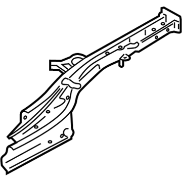 Hyundai 65720-2S070 Member Assembly-Rear Floor Side Compartment 65720-2S070 Hyundai Member Assembly-Rear Floor Side Compartment Illustration 1 of 1
