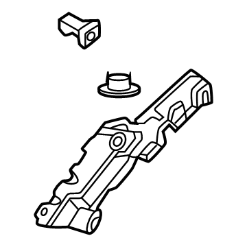 86552-GI000 Hyundai Front Bumper Side Bracket Right Hand Illustration 1 of 1