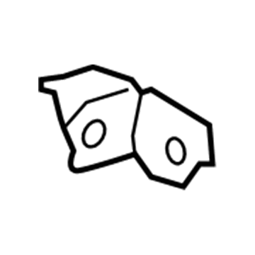 Hyundai 89720-3K000 Bracket Assembly-Rear Seat Back,Center 89720-3K000 Hyundai Bracket Assembly-Rear Seat Back,Center Illustration 1 of 1
