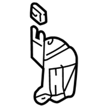 Hyundai 57220-26000 Bracket Assembly-Power Steering Oil Reservior 57220-26000 Hyundai Bracket Assembly-Power Steering Oil Reservior Illustration 1 of 1